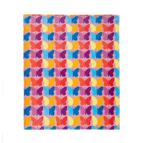 Way To Celebrate Spring Butterflies Throw Blanket Butterfly 50"x60" NWT - Picture 3 of 4